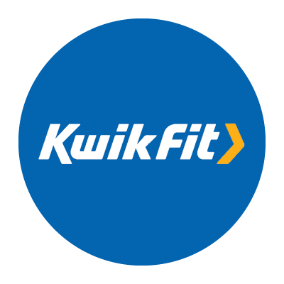 Kwik Fit logo in blue circle
