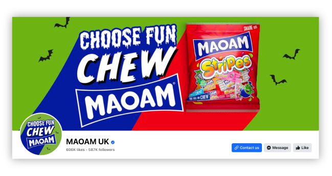 Maoam Halloween Facebook cover